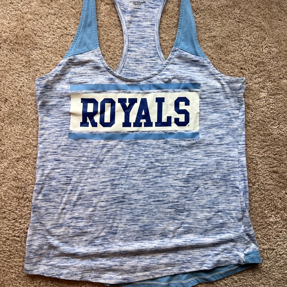 5th & Ocean Blue Scoop Neck “Royals” Tank Top